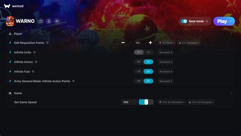 warno cheats|WARNO Cheats and Trainer for Steam .